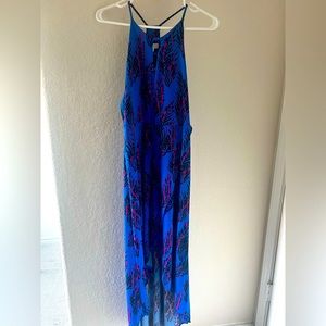 Woman cascading dress